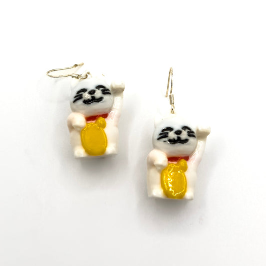 Lucky Cat Earrings